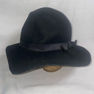 Brixton supply co Piper black 7 1/4 58 cm medium floppy 100% wool hat